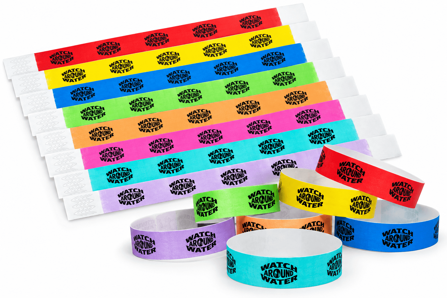 Watch Around Water Tyvek Wristbands