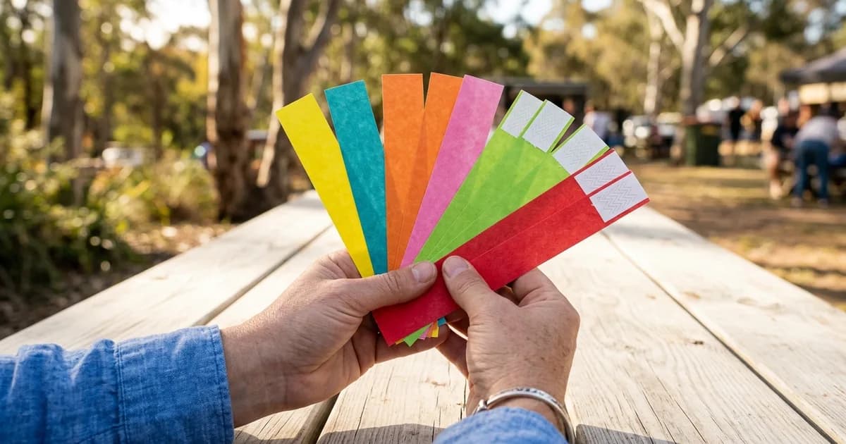 Paper wristbands