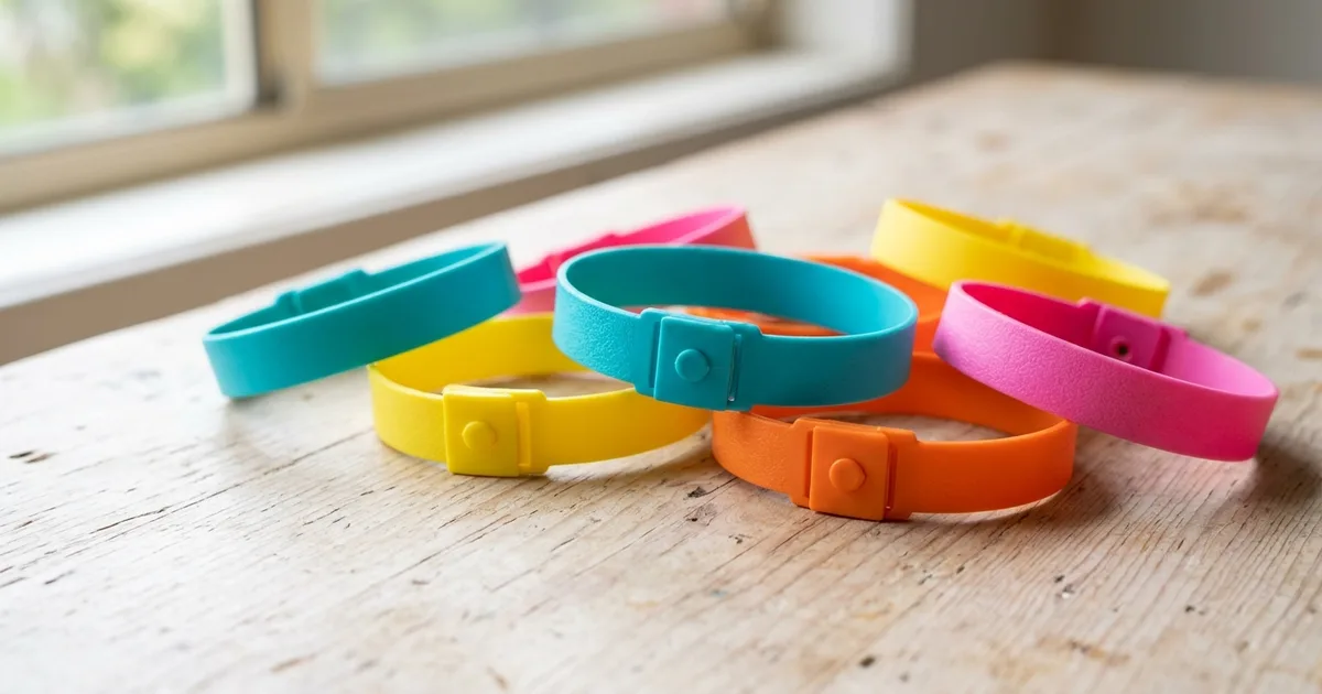Plastic wristbands