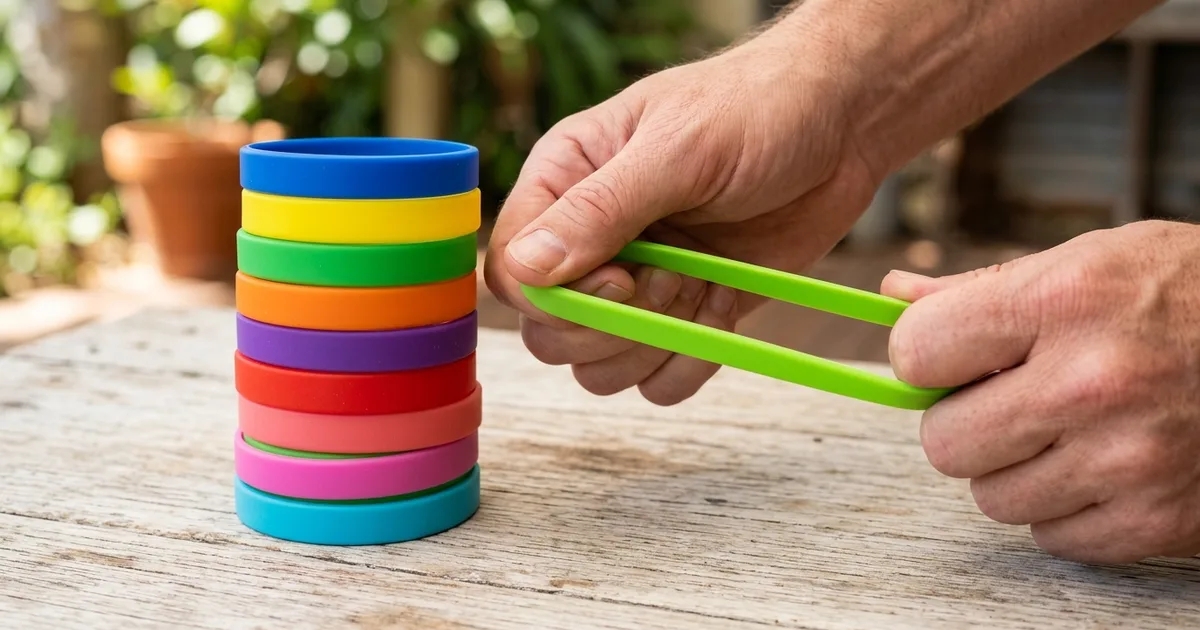 Rubber wristbands