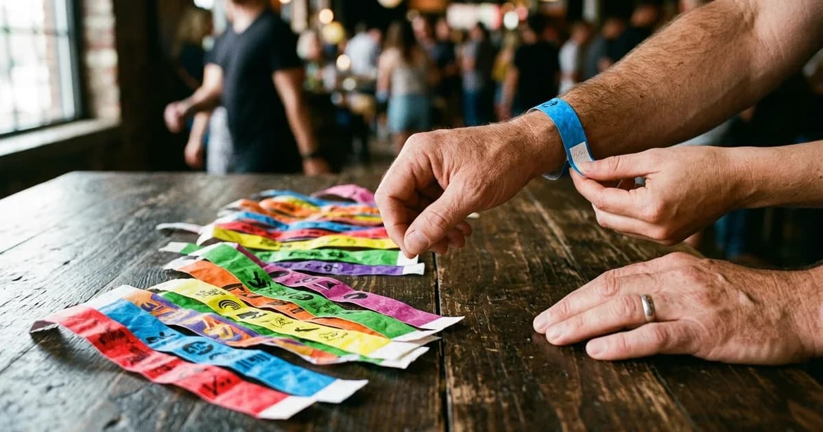 Tyvek wristbands