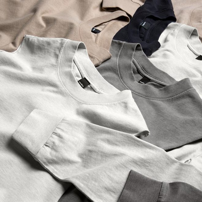 cotton long sleeve T-shirt